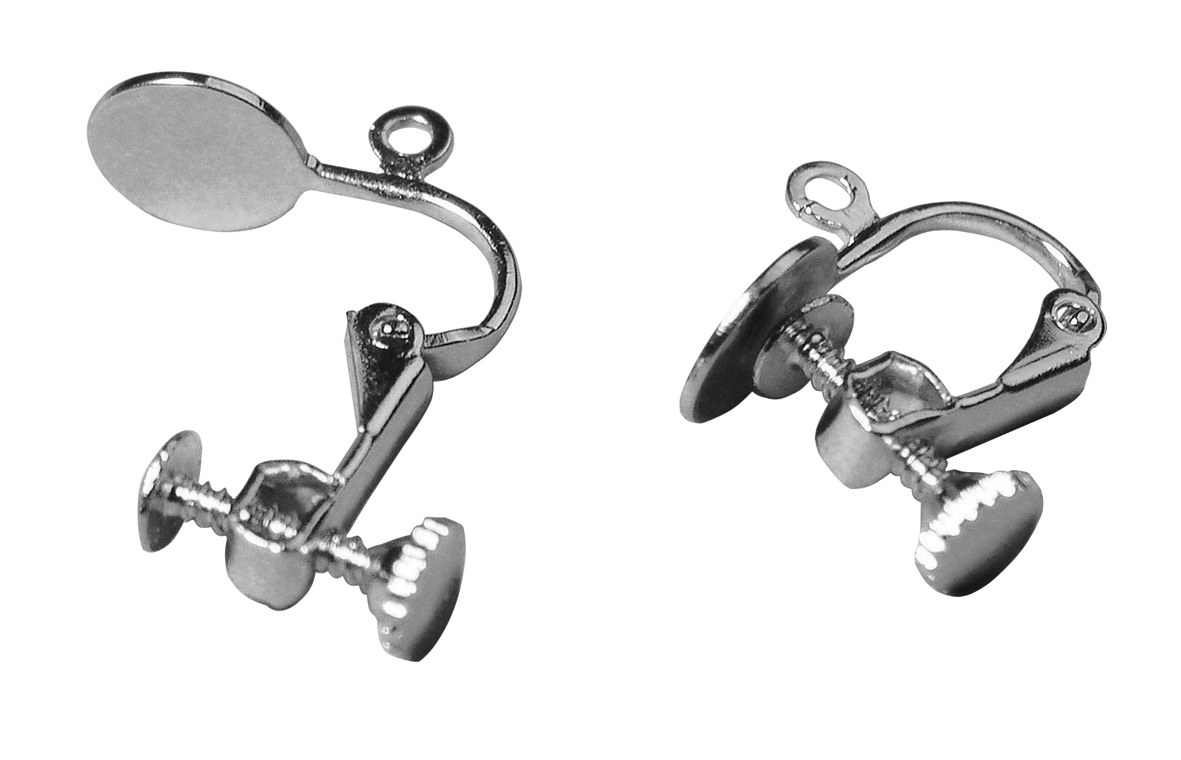 Oorschroef, Gebogen,8 Mm., Pla