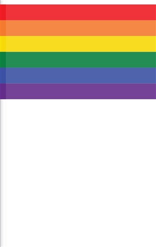 Regenboog zwaaivlaggetje