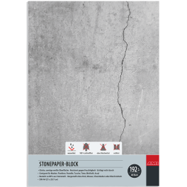 Stonepaper-Blok 192g, A4, 40Bl.