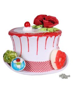 cupcake hoge hoed dame - Afbeelding 2