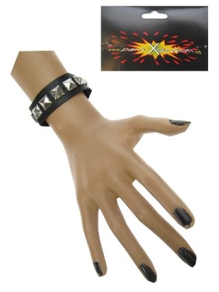 Punk armband 1 rij nagels