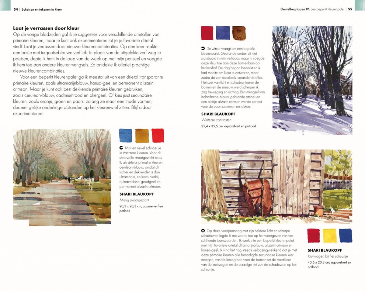 Urban Sketching - Schetsen En Tekenen In Kleur - Shari Blaukopf - Afbeelding 4