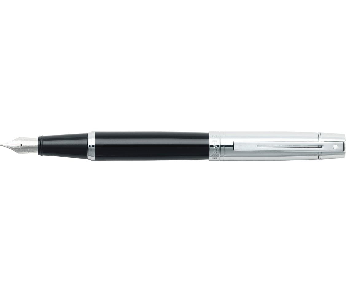 Vulpen SHEAFFER 300 E9314 M Black barrel chrome cap chrome  plated