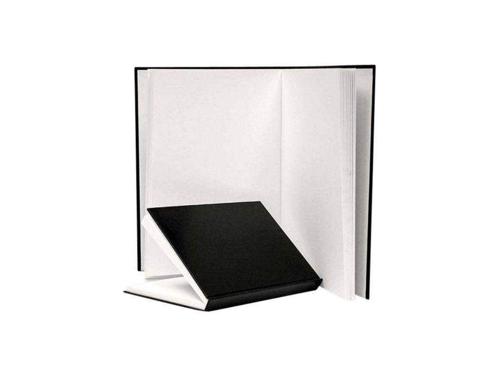 Dummy Schetsboek Zwarte Kaft Wit Papier 96g A5 80vel.