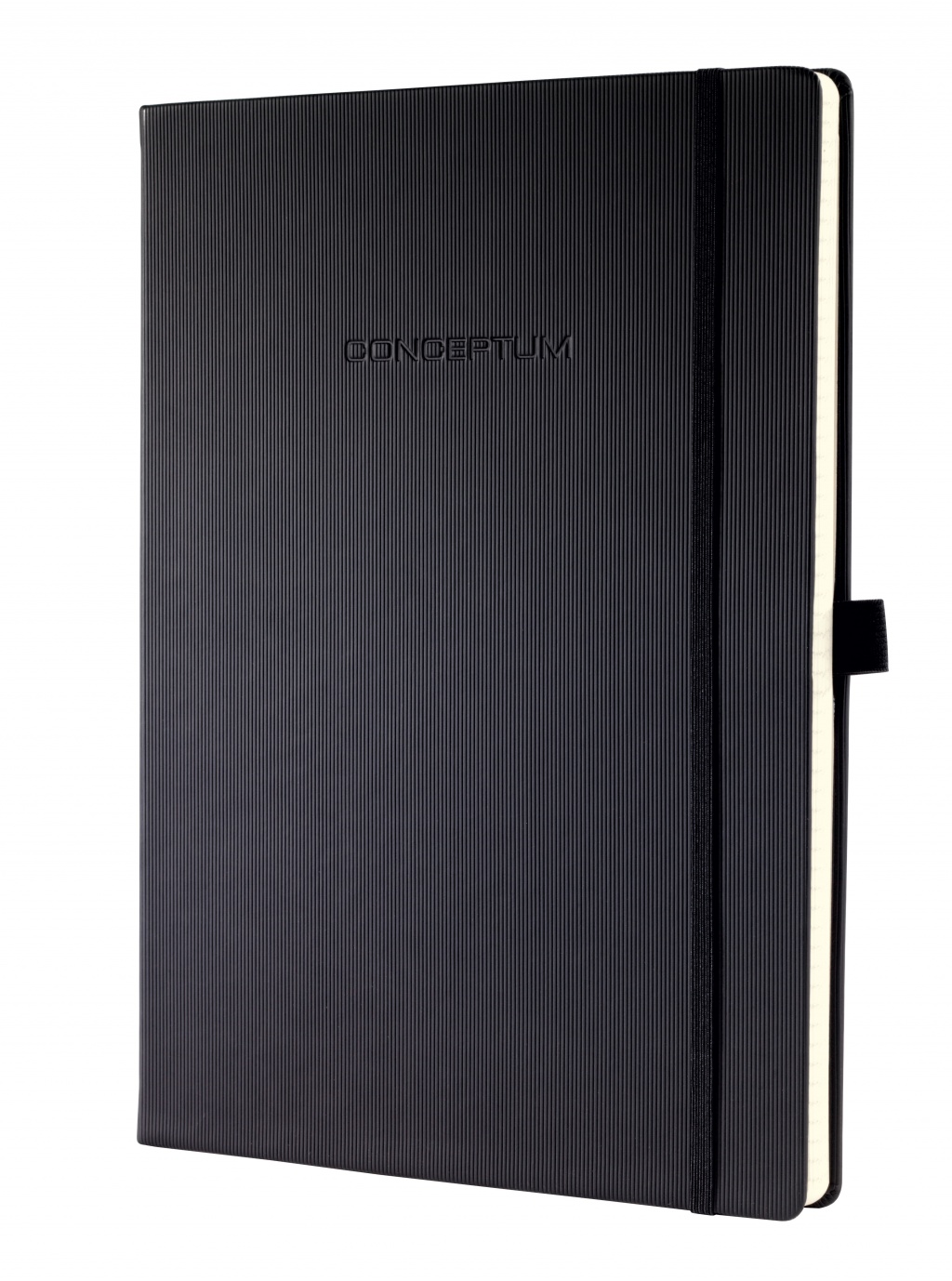 Notitieboek Sigel Conceptum Pure hardcover A4 zwart blanco