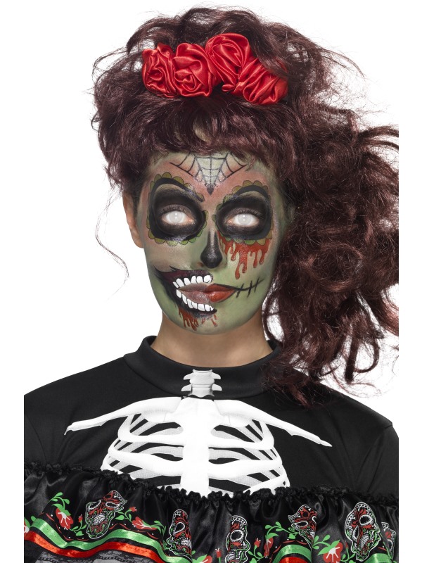 Day of the Dead Zombie Make-Up Set, stap voor stap uitleg!