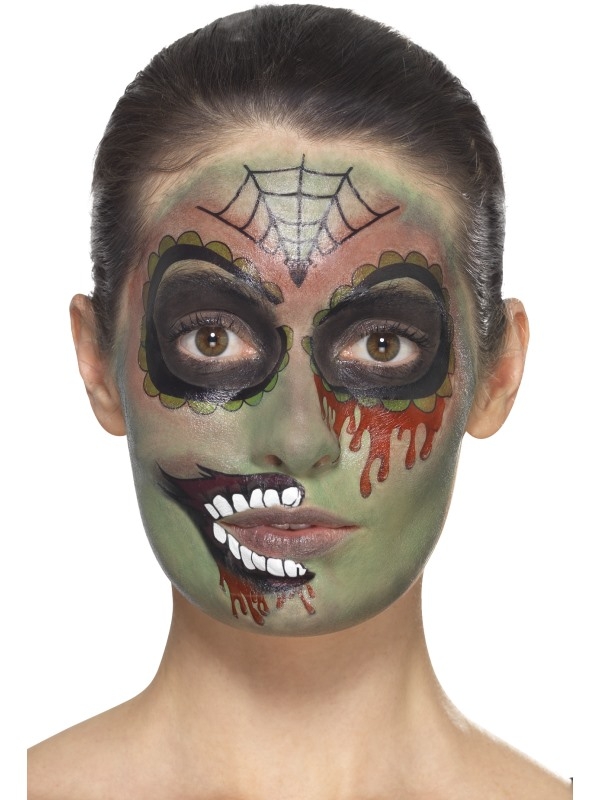 Day of the Dead Zombie Make-Up Set, stap voor stap uitleg! - Afbeelding 5