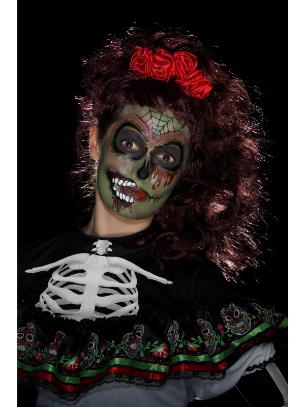 Day of the Dead Zombie Make-Up Set, stap voor stap uitleg! - Afbeelding 6