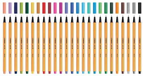 Stabilo Point 88 Fineliner 0.4mm - keuze uit 55 kleuren