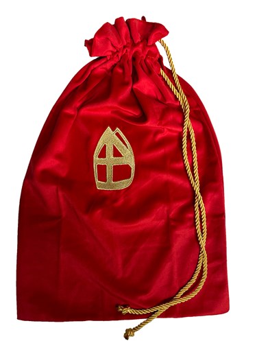 Luxe strooizak Fluweel Goud Rood acc5