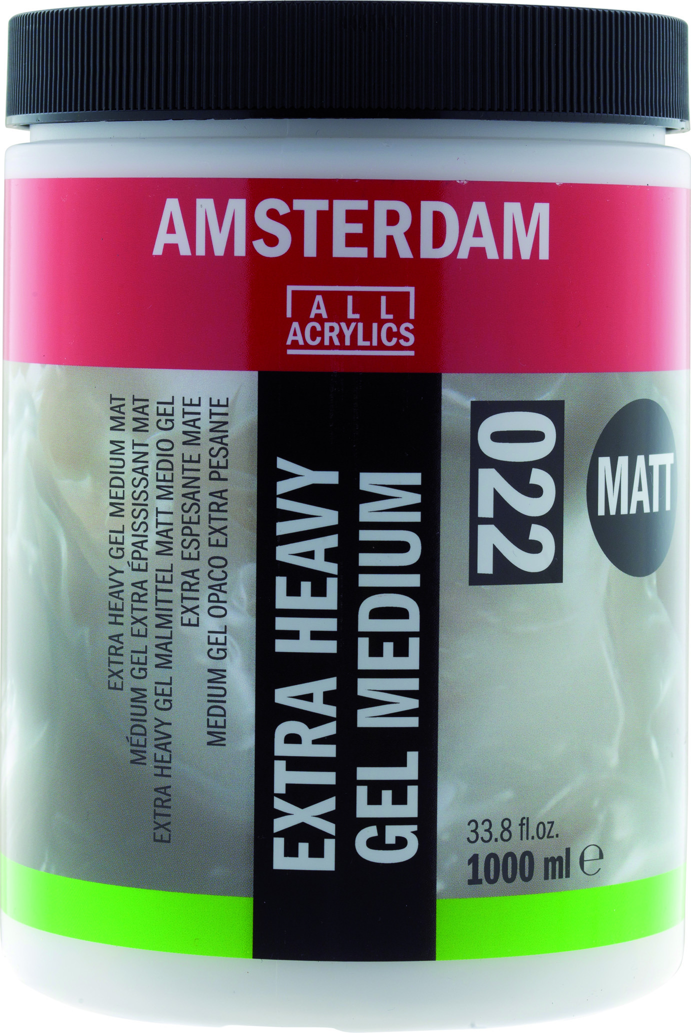Amsterdam Extra Heavy Gel Medium Mat 022 Pot 1000 ml
