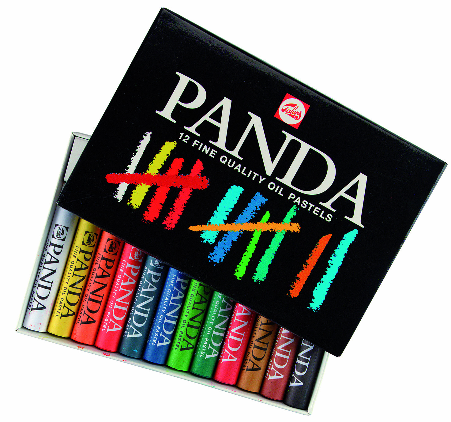 Panda Oliepastels Set 400C12 – 12 Kleuren