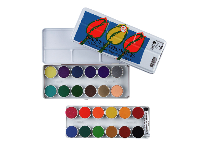 Talens Dekkende Aquarelverf Set 30Mp24