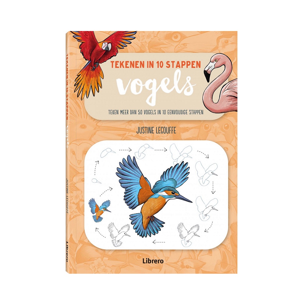 Tekenen In 10 Stappen Vogels - Justine Lecouffe