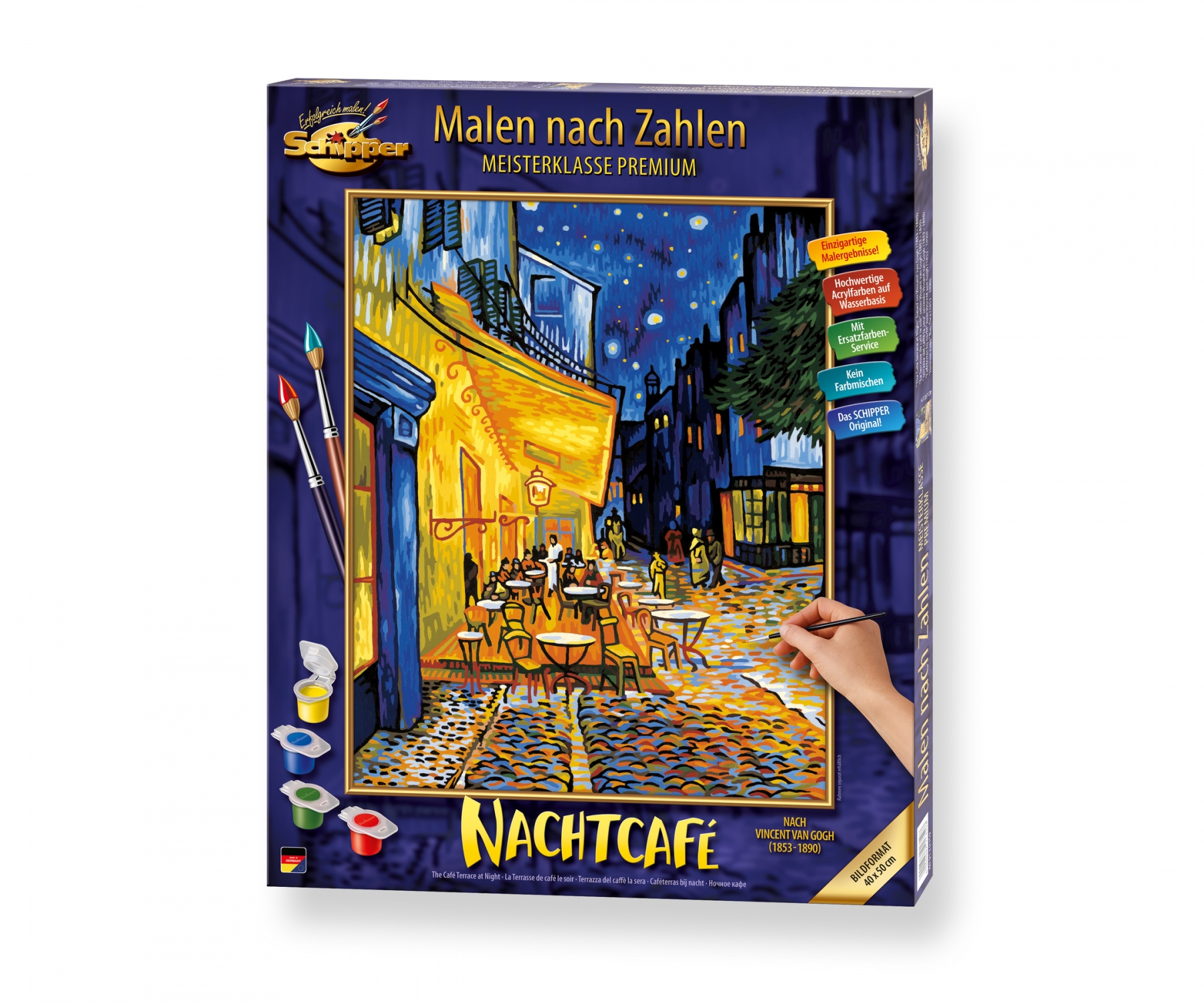 Schilderen Op Nummer Nachtcafé 40x50cm