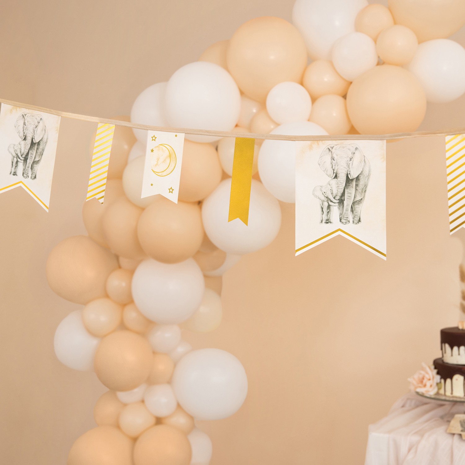 Vaantjes-slinger Baby Safari nude (4m) - Afbeelding 2