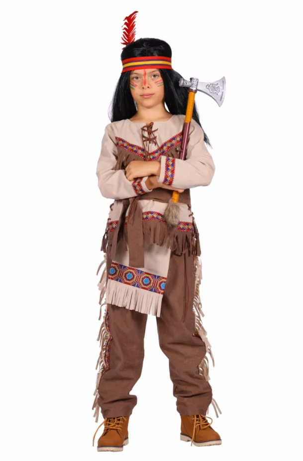 Indiaan Jongen White Feather