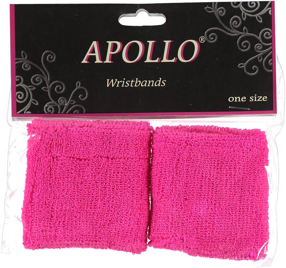 Polsband neon roze (2st)