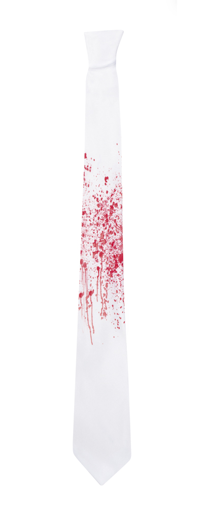 Stropdas Bloody (135 cm, ongeknoopt)
