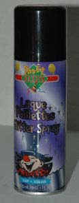 Haarspray glitter goud (125ml) - Afbeelding 2
