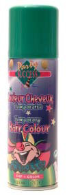 Haarkleurspray groen (125ml) - Afbeelding 2