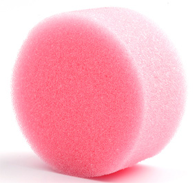 Grimeersponsje rond 6x3cm Sint5 - Afbeelding 2